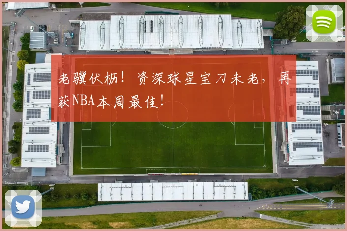 老骥伏枥!资深球星宝刀未老,再获NBA本周最佳!